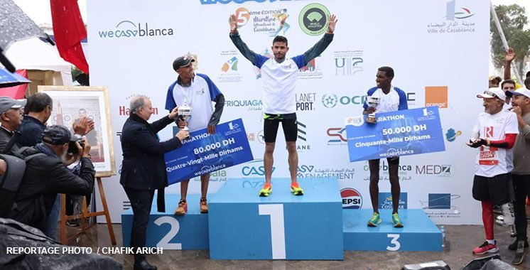 Les Marocains dominent le 15ème Marathon International de Casablanca – Aujourd’hui le Maroc Les Marocains dominent le 15ème Marathon International de Casablanca – Aujourd’hui le Maroc