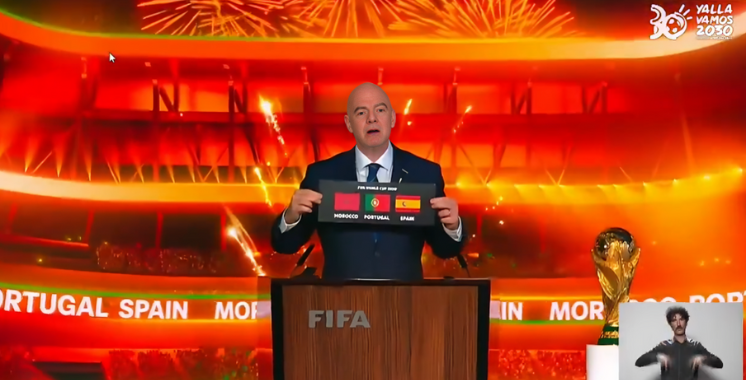 Le Maroc, le Portugal et l’Espagne officiellement désignés comme pays hôtes de la Coupe du monde FIFA 2030 – Aujourd&rsquo;hui le Maroc
