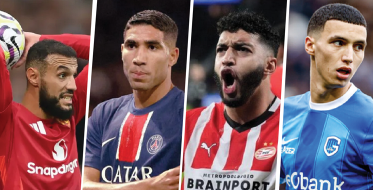 Les internationaux marocains brillent en Europe – Aujourd&rsquo;hui le Maroc