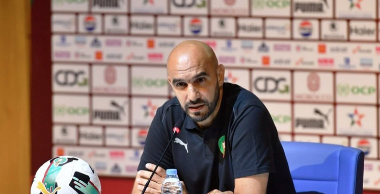 En prévision des matchs amicaux face à la Tunisie et au Bénin Walid Regragui dévoile sa liste – Aujourd&rsquo;hui le Maroc