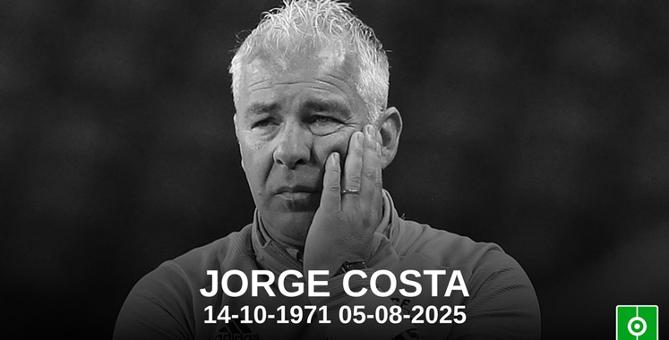 Décès à 53 ans de l’ancien international portugais Jorge Costa – Aujourd’hui le Maroc Décès à 53 ans de l’ancien international portugais Jorge Costa – Aujourd’hui le Maroc