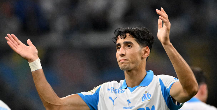 Premier but de Nayef Aguerd sous les couleurs marseillaises – Aujourd&rsquo;hui le Maroc