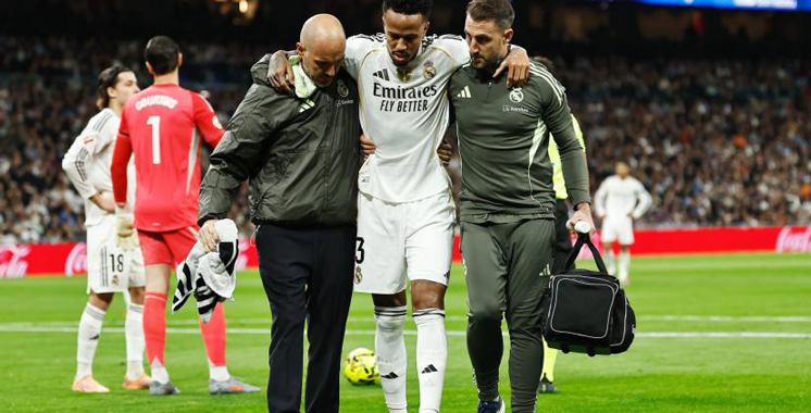 Éder Militao éloigné des terrains plusieurs mois – Aujourd’hui le Maroc Éder Militao éloigné des terrains plusieurs mois – Aujourd’hui le Maroc