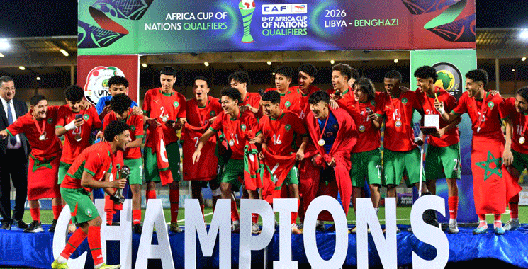 La sélection nationale U17 remporte le tournoi UNAF – Aujourd’hui le Maroc La sélection nationale U17 remporte le tournoi UNAF – Aujourd’hui le Maroc