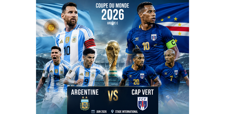 Argentine – Cap-Vert Le choc des extrêmes au Mondial 2026 – Aujourd&rsquo;hui le Maroc