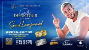 Saad Lamjarred de retour à Mazagan pour un concert exceptionnel Saad Lamjarred de retour à Mazagan pour un concert exceptionnel