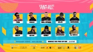 TEAM’ARTI FESTIVAL 2026 : LA VILLE ROYALE DEVIENT L’ÉPICENTRE DU PLUS GRAND FESTIVAL RAP DU MAROC TEAM’ARTI FESTIVAL 2026 : LA VILLE ROYALE DEVIENT L’ÉPICENTRE DU PLUS GRAND FESTIVAL RAP DU MAROC