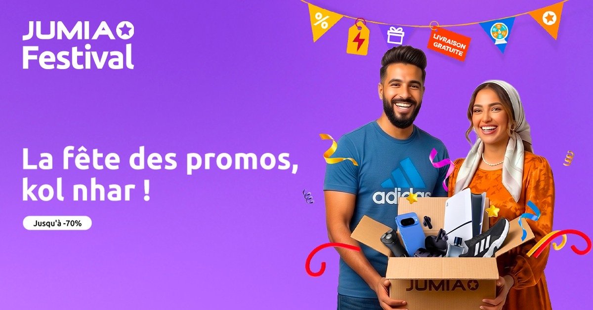 Jumia Festival Maroc : promos monstres et ventes flash jusqu&rsquo;au 20 septembre