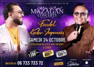 Mazagan Concerts : une 12ᵉ édition aux rythmes du Raï avec Faudel et Kader Japonais